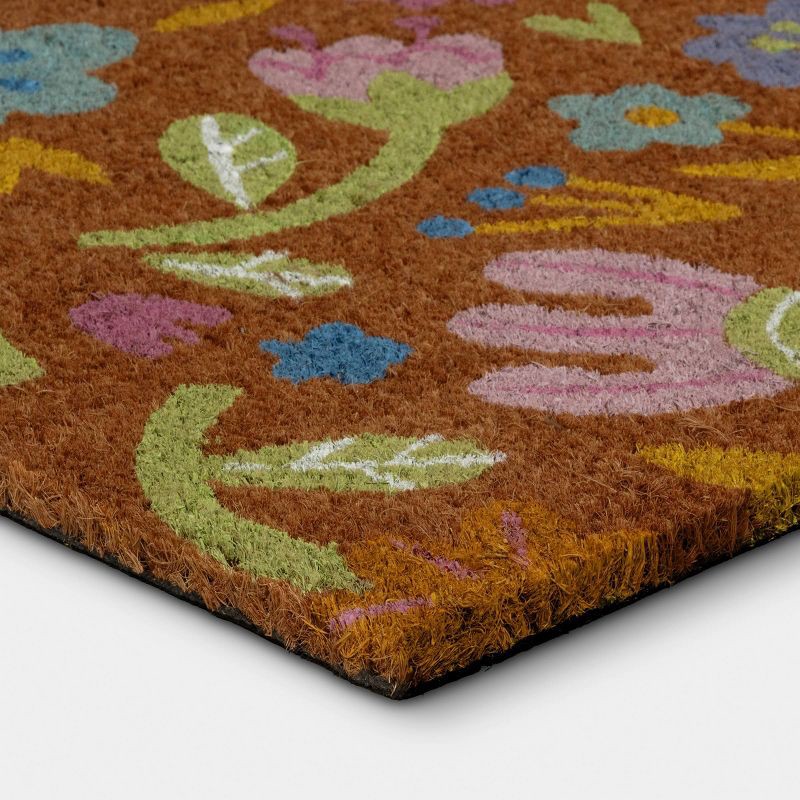 slide 3 of 4, Easter Floral Coir Doormat - Room Essentials™, 1 ct