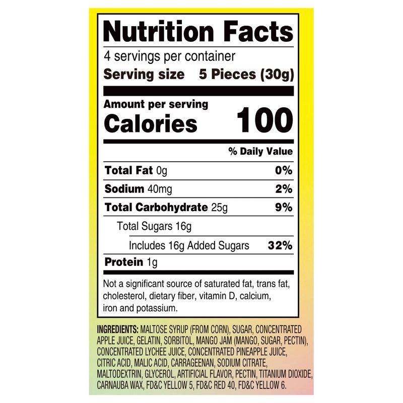 slide 3 of 8, AMOS Peelerz Gummy Assorted Fruit Candy Mix - 4.25oz, 4.25 oz