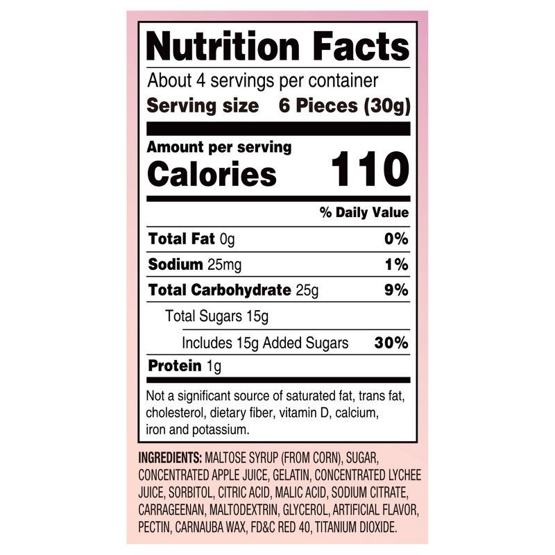 slide 3 of 8, AMOS Peelerz Gummy Lychee Candy - 4.25oz, 4.25 oz