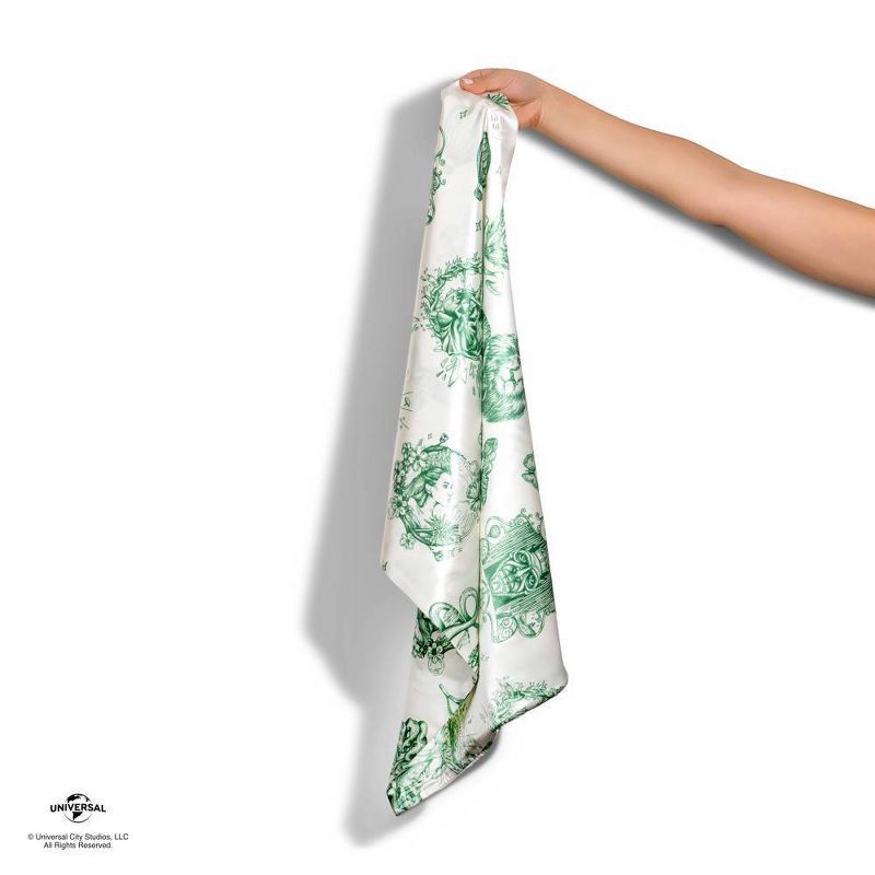 slide 3 of 10, Wicked: For Good x Katie Kime Blissy Standard 600 Thread Count Amazafying Pillowcase Green, 1 ct