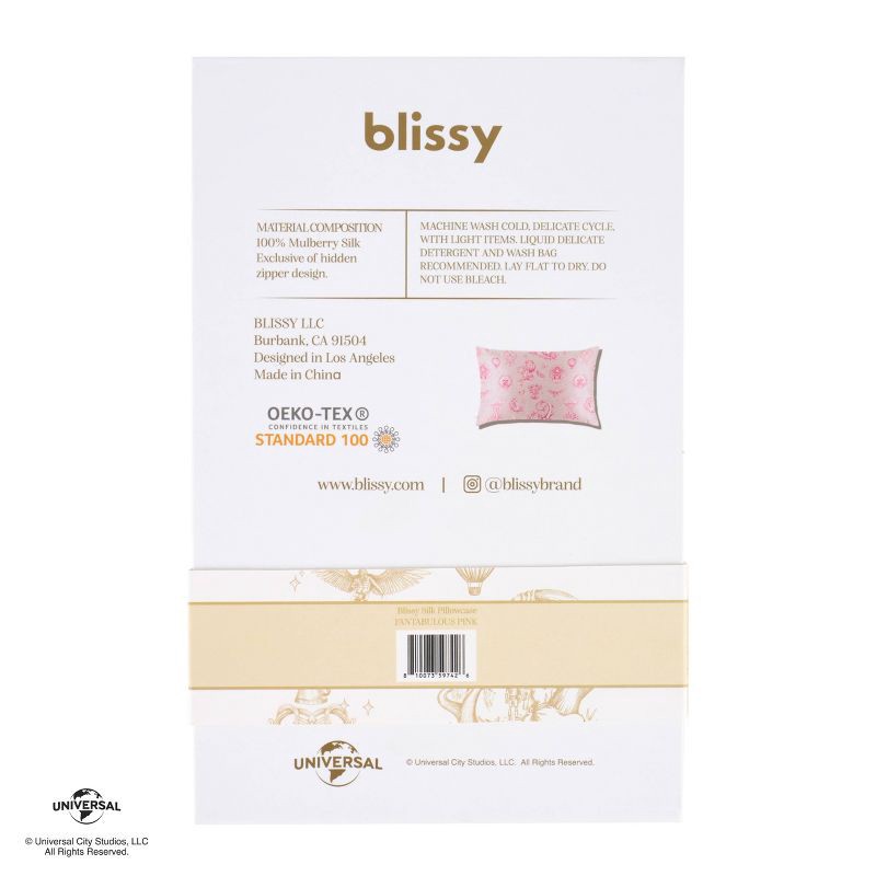 slide 5 of 10, Wicked: For Good x Katie Kime Blissy Standard 600 Thread Count Fantabulous Pillowcase Pink, 1 ct