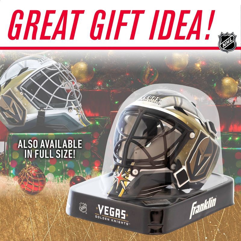 slide 7 of 8, NHL Vegas Golden Knights Mini Goalie Mask, 1 ct