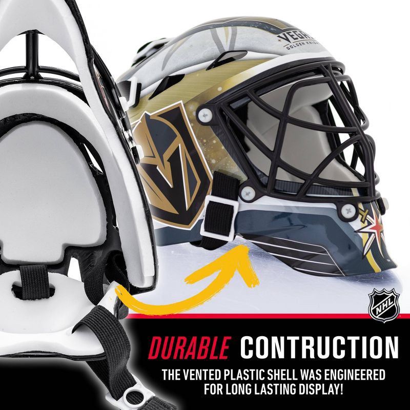 slide 8 of 8, NHL Vegas Golden Knights Mini Goalie Mask, 1 ct