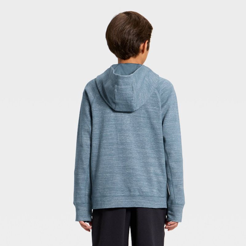 slide 2 of 3, Boys' Siro Ponte Full Zip Hoodie Sweatshirt - All In Motion™ Dark Blue XL, 1 ct