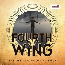 Simon & Schuster Fourth Wing: The Official Coloring Book - Target Exclusive Edition - by Entangled (Hardcover)