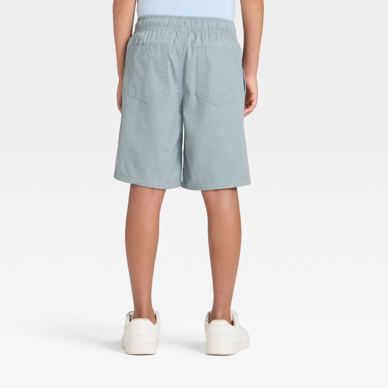 slide 2 of 3, Boys' Playwear 'At the Knee' Pull-On Shorts - Cat & Jack™ Dark Blue S, 1 ct