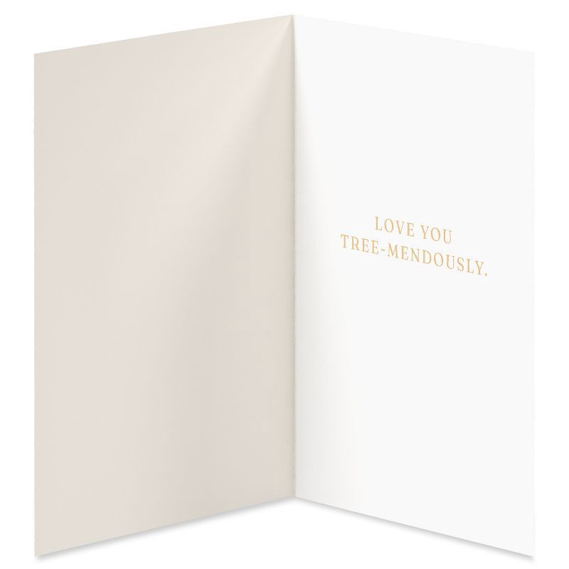 slide 2 of 4, Carlton Cards Romantic Christmas Card Together Fir-Ever Cute Tree Couple Includes Envelope, 1 ct