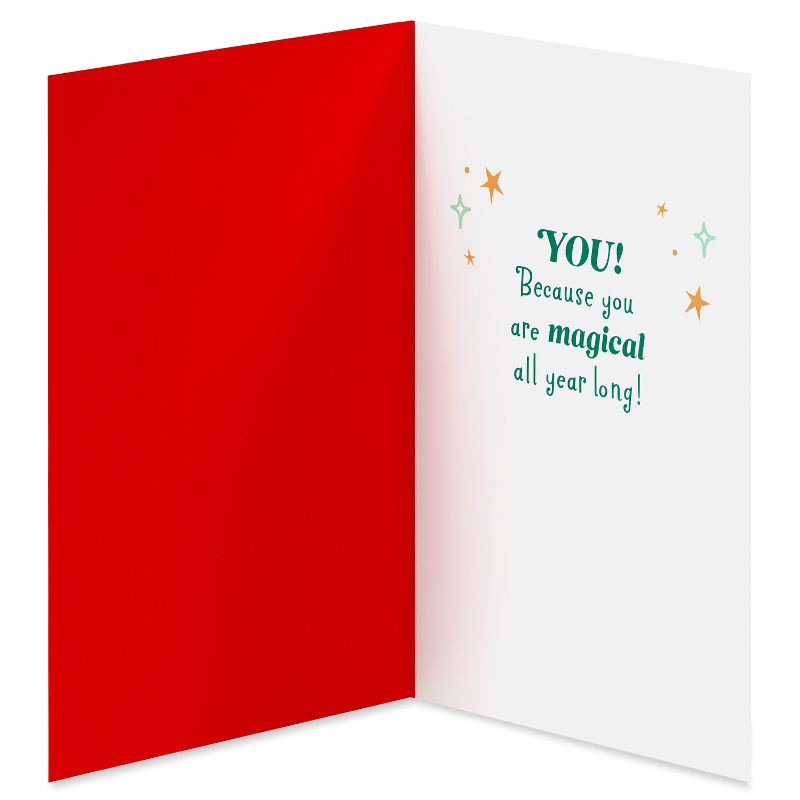 slide 2 of 4, Carlton Cards Christmas Card for Kids' Magical All Year Long Treetop Joy Includes Envelope, 1 ct