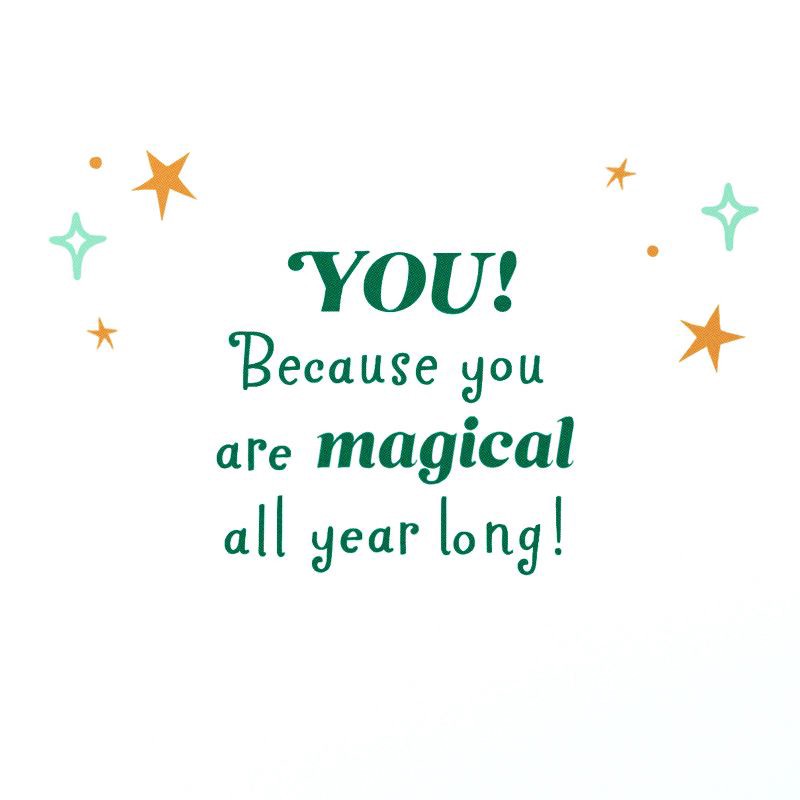 slide 3 of 4, Carlton Cards Christmas Card for Kids' Magical All Year Long Treetop Joy Includes Envelope, 1 ct