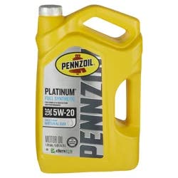 Pennzoil Platinum Full Synthetic SAE 5W-20 Motor Oil