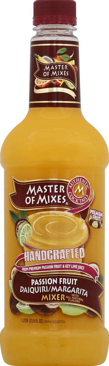 slide 2 of 2, Master of Mixes Pass Fruit Daiq Mix, 33.8 oz