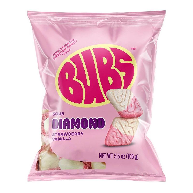 slide 1 of 6, BUBS Swedish Candy Strawberry Vanilla, 1 ct