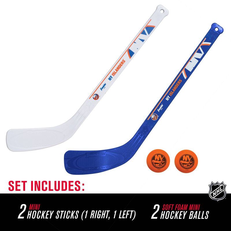 slide 3 of 8, NHL New York Islanders Mini 2pk Hockey Set, 2 ct