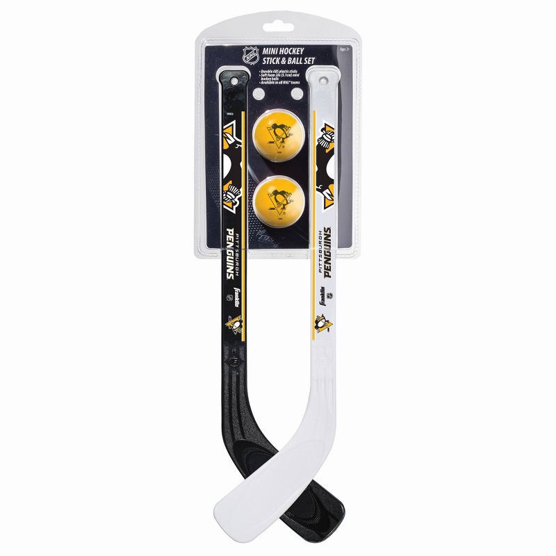 slide 2 of 8, NHL Pittsburgh Penguins Mini 2pk Hockey Set, 2 ct