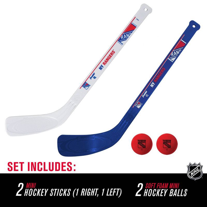 slide 2 of 7, NHL New York Rangers Mini 2pk Hockey Set, 2 ct