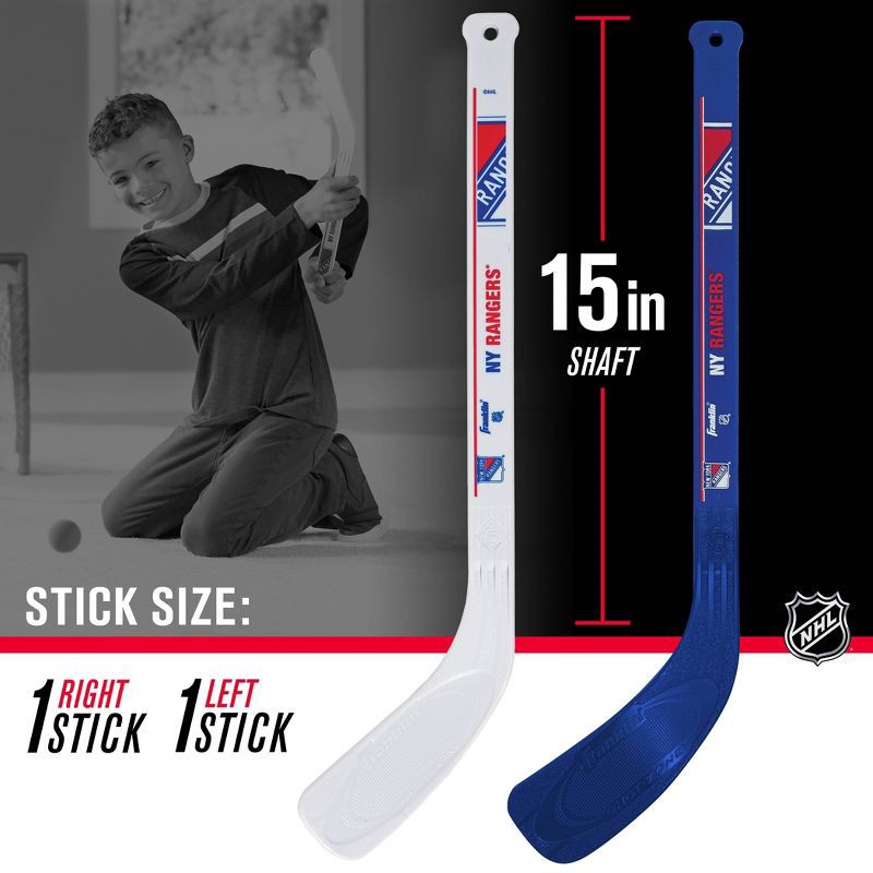 slide 4 of 7, NHL New York Rangers Mini 2pk Hockey Set, 2 ct
