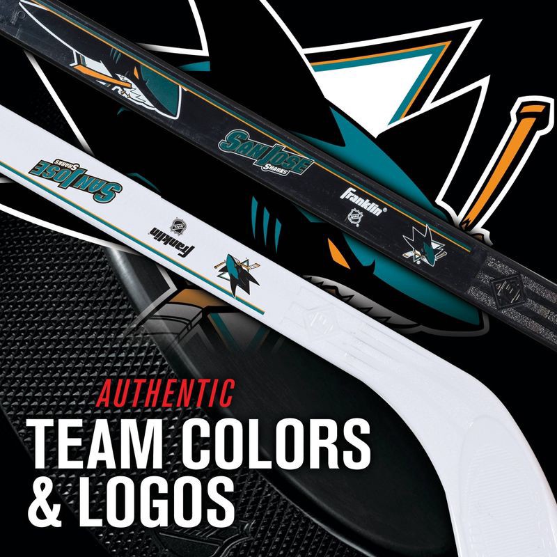 slide 6 of 8, NHL San Jose Sharks Mini 2pk Hockey Set, 2 ct