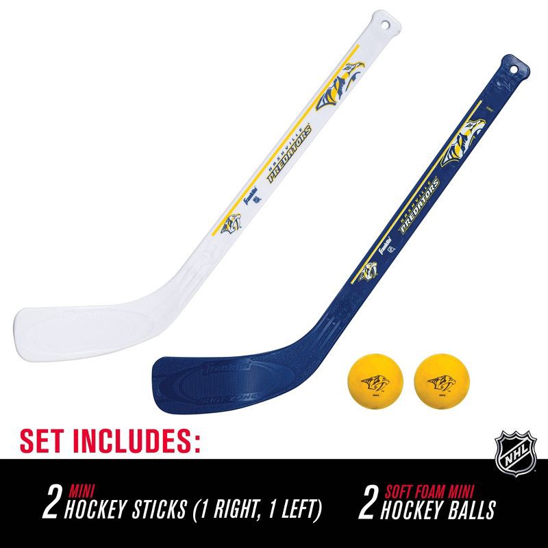slide 7 of 8, NHL Nashville Predators Mini 2pk Hockey Set, 2 ct