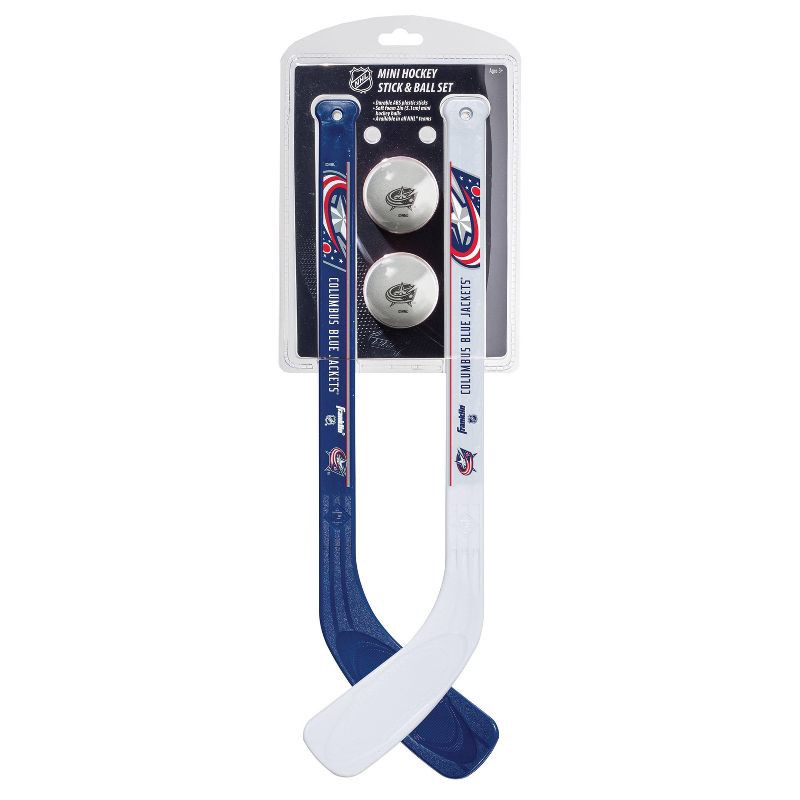 slide 4 of 8, NHL Columbus Blue Jackets Mini 2pk Hockey Set, 2 ct