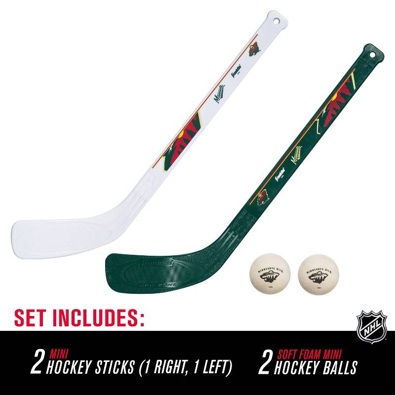 slide 5 of 8, NHL Minnesota Wild Mini 2pk Hockey Set, 2 ct