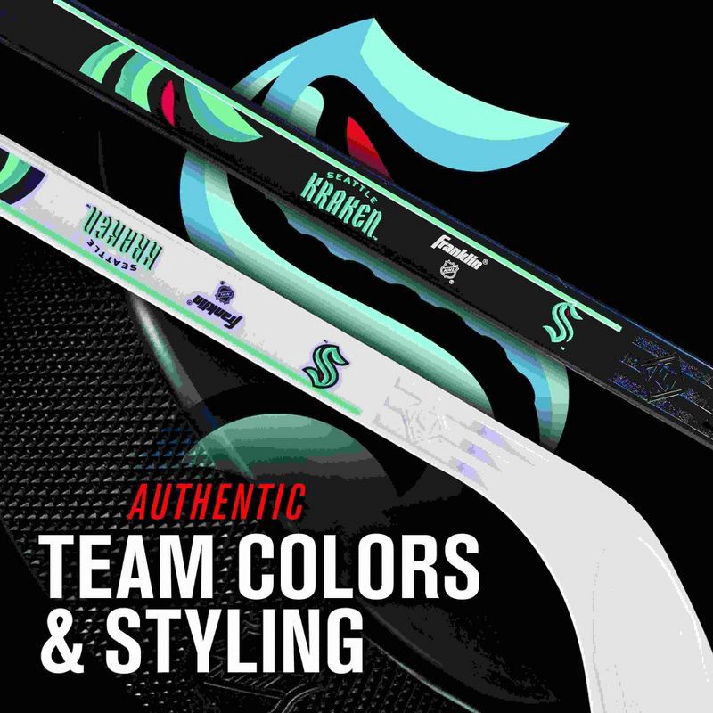 slide 5 of 6, NHL Seattle Kraken Mini 2pk Hockey Set, 2 ct