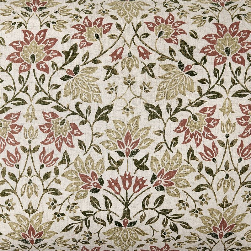 slide 6 of 8, Jeremiah Brent Home 3pc King Floral 'Geneva' Cotton Comforter Set Green, 3 ct