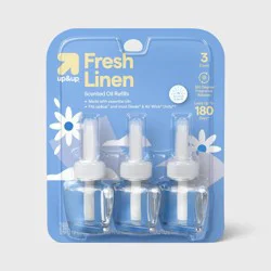Plug in Air Freshener Refills Fresh Linen - 3pk - up&up™