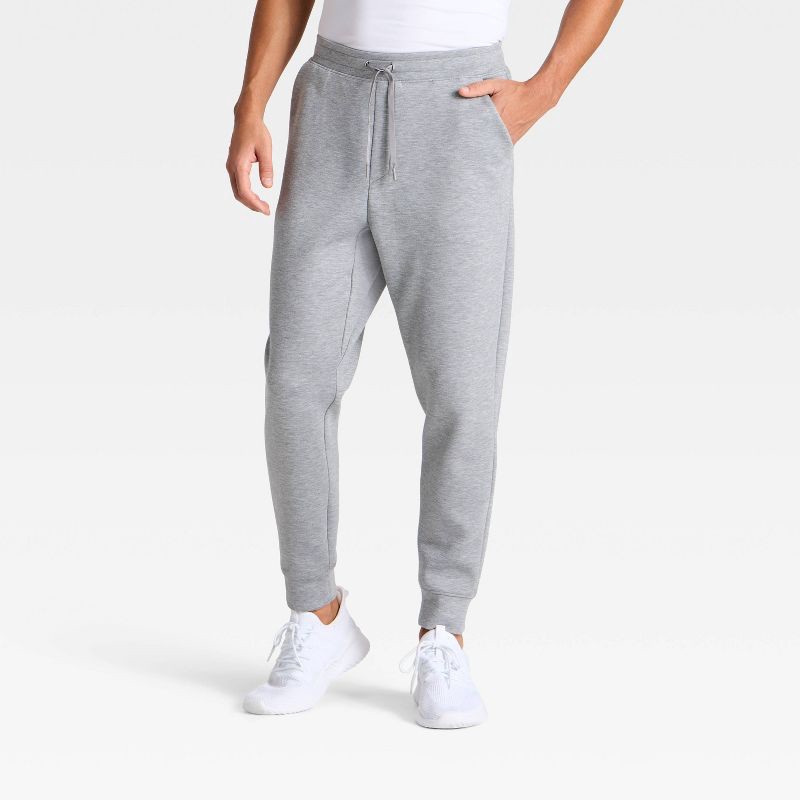 slide 1 of 3, Men's Spacer Jogger Pants - All In Motion™ Heathered Gray M, 1 ct