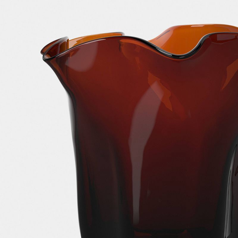 slide 3 of 3, 54.1 fl oz Glass Champagne Bucket Maroon - Threshold™, 54.1 fl oz