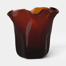 54.1 fl oz Glass Champagne Bucket Maroon - Threshold™