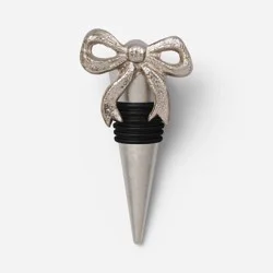 Bow Wine Stopper Silver - Threshold™