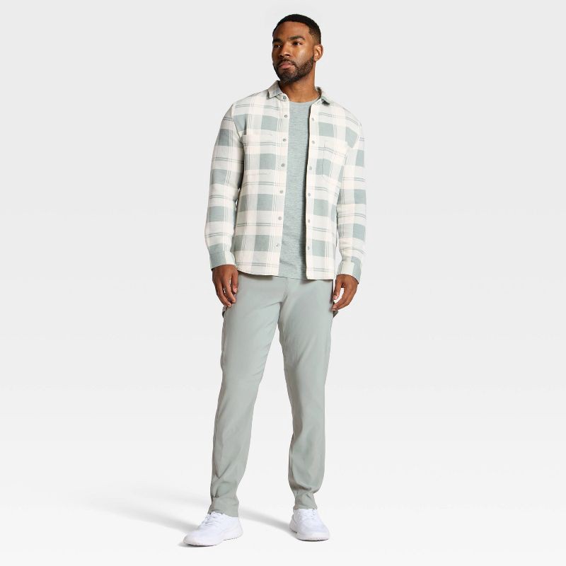 slide 3 of 3, Men's DWR Pants - All In Motion™ Sage Green L, 1 ct