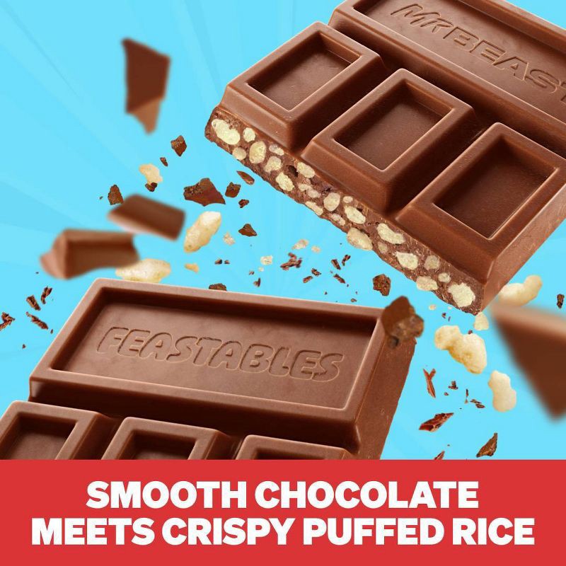 slide 4 of 7, Feastables Milk Chocolate Crunch - 6.17oz/5ct, 6.17 oz, 5 ct