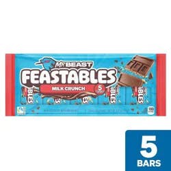 Feastables Milk Chocolate Crunch - 6.17oz/5ct