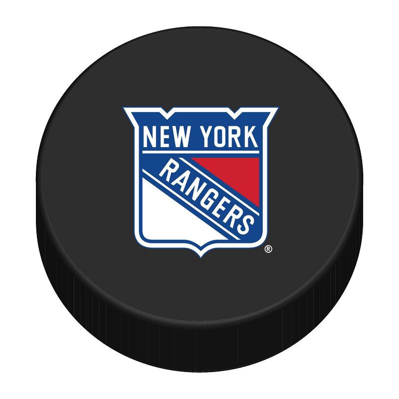 slide 1 of 1, NHL New York Rangers Micro Foam Puck, 1 ct