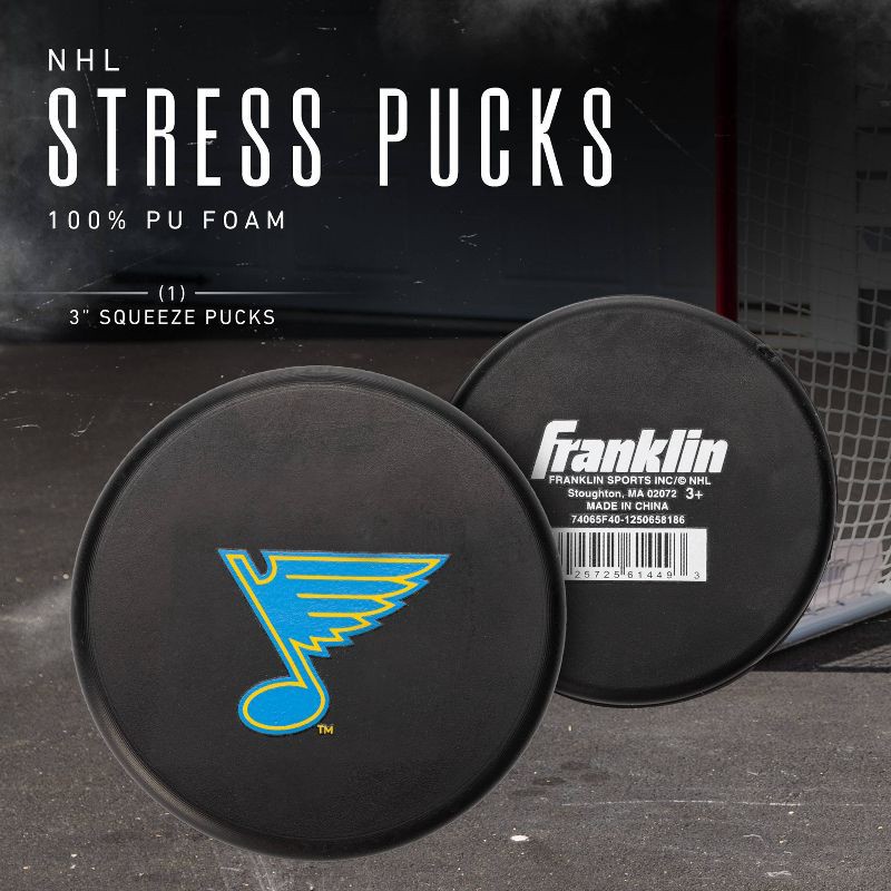 slide 9 of 9, NHL St. Louis Blues Micro Foam Puck, 1 ct