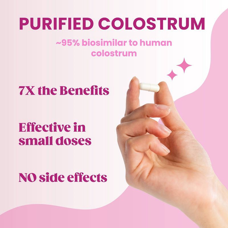 slide 6 of 7, Dr. Stephanie's Primal Moms Purified Colostrum Supplements for Gut, Skin, Hair and Immune Support - 30ct, 30 ct