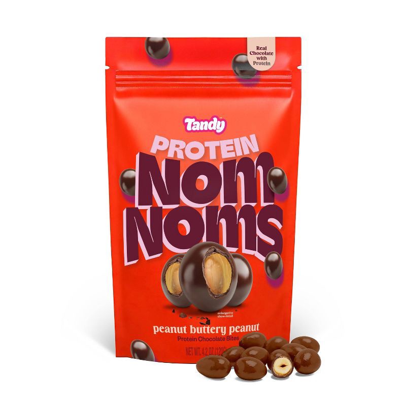 slide 1 of 7, Tandy Chocolate Protein NomNoms - Peanut Buttery Peanut - 4.2oz, 4.2 oz