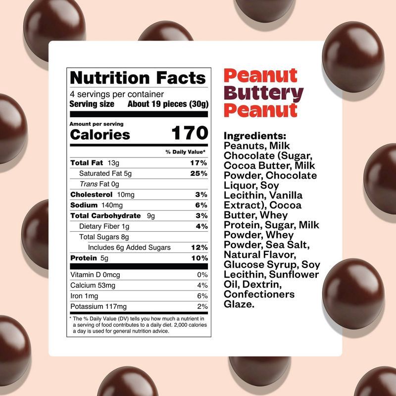 slide 6 of 7, Tandy Chocolate Protein NomNoms - Peanut Buttery Peanut - 4.2oz, 4.2 oz