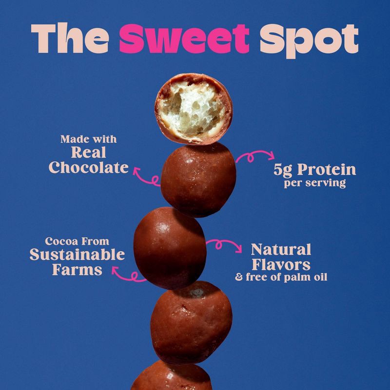 slide 5 of 7, Tandy Chocolate Protein NomNoms - Salted Caramel Crunch - 4.2oz, 4.2 oz