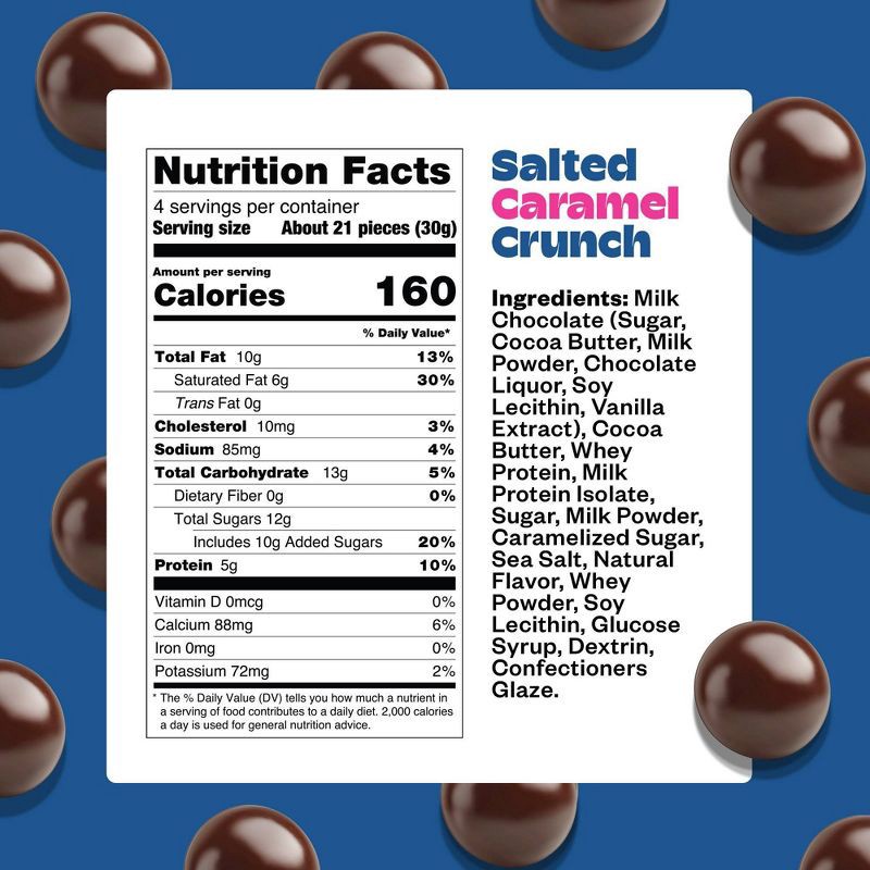 slide 6 of 7, Tandy Chocolate Protein NomNoms - Salted Caramel Crunch - 4.2oz, 4.2 oz