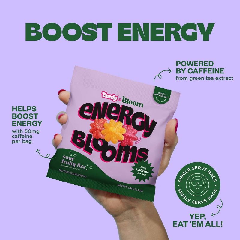 slide 3 of 8, Tandy Energy Blooms Gummy Supplements - 1.4oz, 1.4 oz