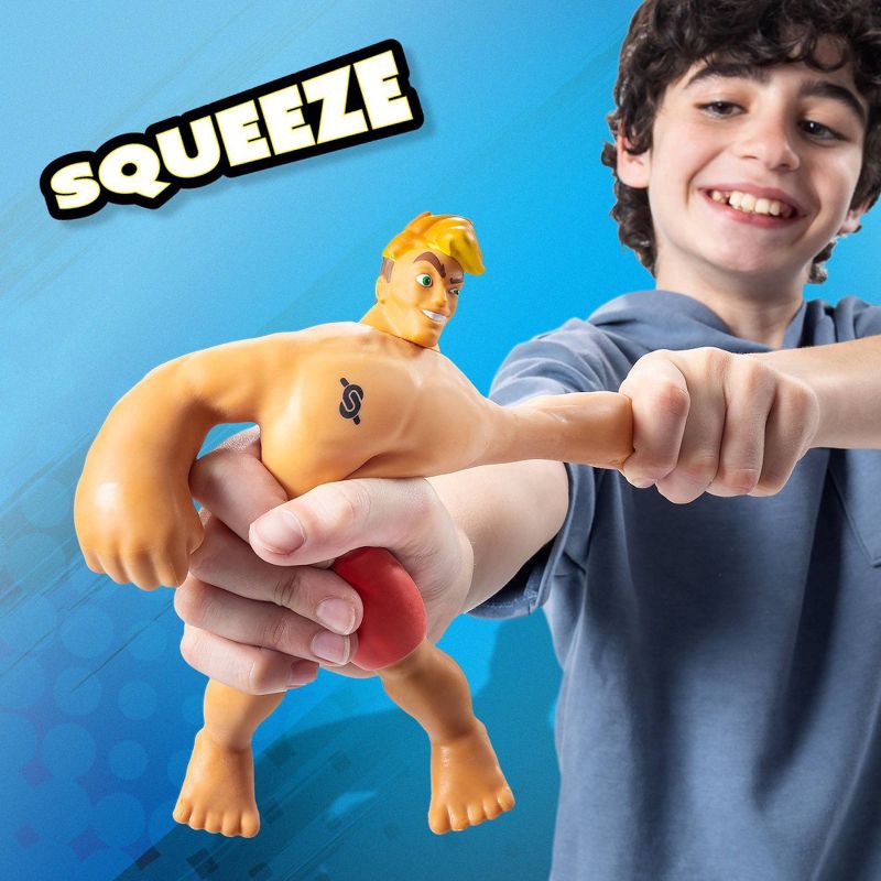 slide 3 of 8, Stretch Armstrong 7" Squishy Figure: Hasbro Fantasy Mini Polymer Toy, 1 ct
