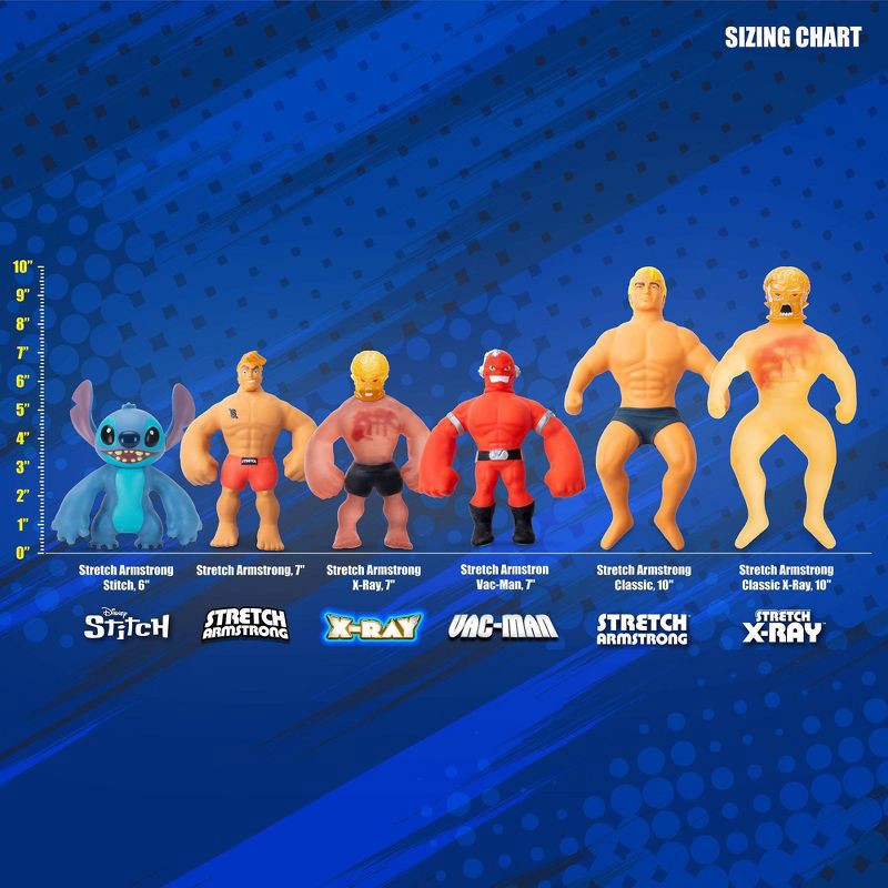 slide 8 of 8, Stretch Armstrong 7" Squishy Figure: Hasbro Fantasy Mini Polymer Toy, 1 ct