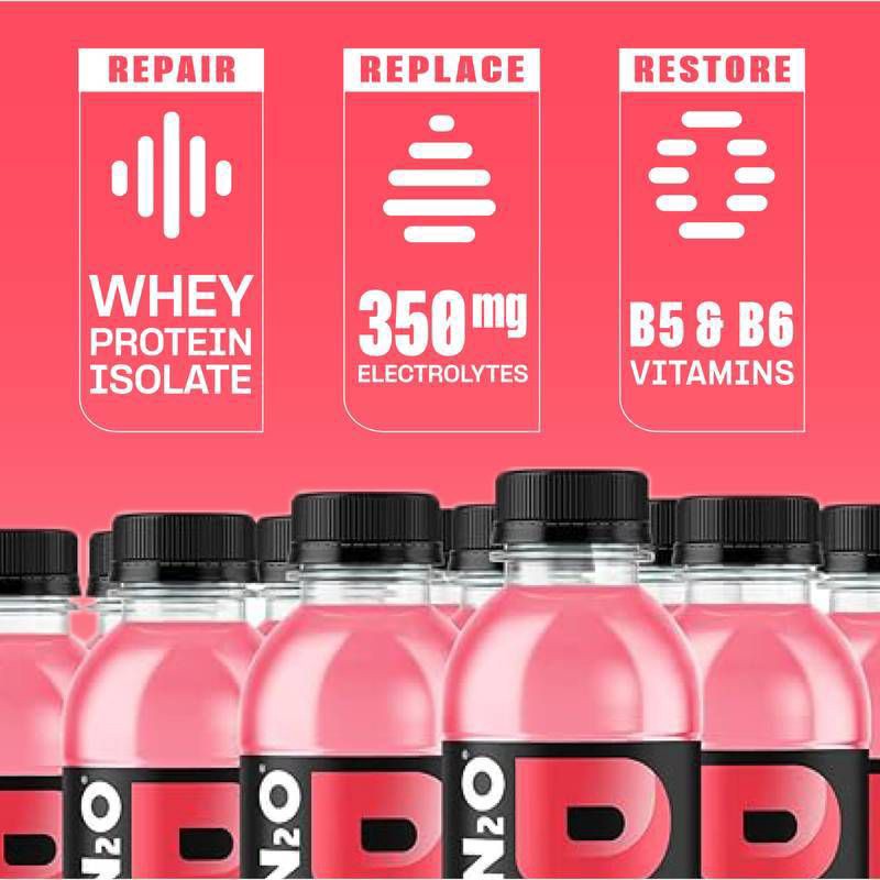 slide 6 of 6, Protein2O Protein20 Electrolytes Strawberry Watermelon Flavored Water - 16.9 fl oz, 16.9 fl oz