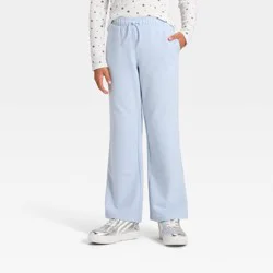 Girls' Pull-On Star French Terry Pants - Cat & Jack™ Blue L