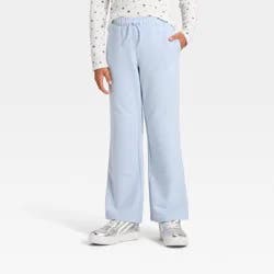 Girls' Pull-On Star French Terry Pants - Cat & Jack™ Blue L