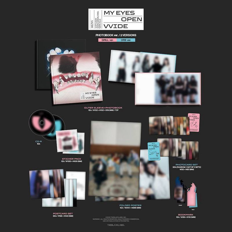 slide 4 of 4, Universal Music Group Meovv - Meovv 1st EP Album 'MY Eyes Open Vvide' (Target Exclusive, CD), 1 ct