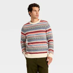 Men's Fair Isle Sweater - Goodfellow & Co™ M