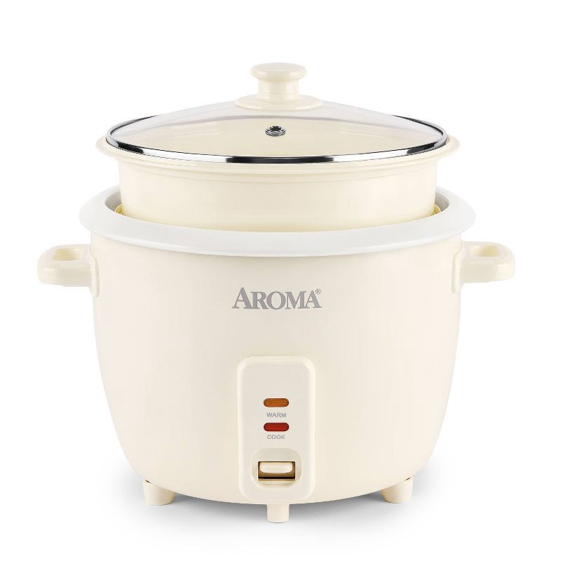 slide 2 of 12, Aroma 16 Cup Rice Cooker with Pop Up Steam Tray, 1 ct